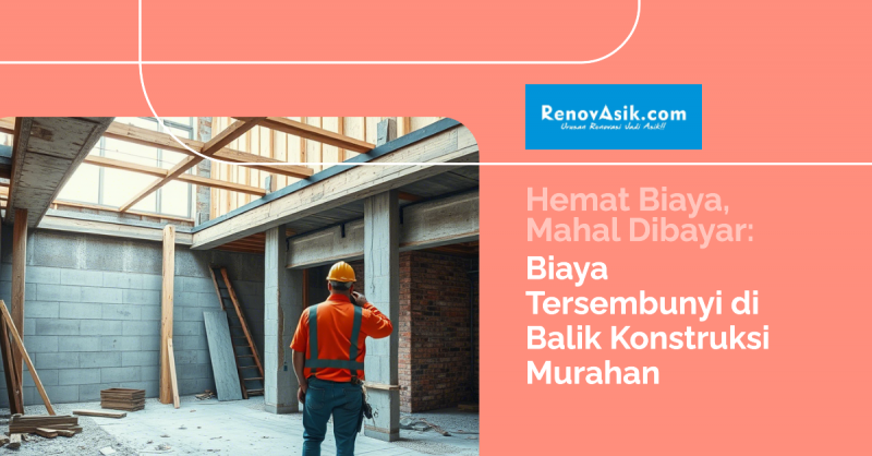 Hemat Biaya, Mahal Dibayar: Biaya Tersembunyi di Balik Konstruksi Murahan