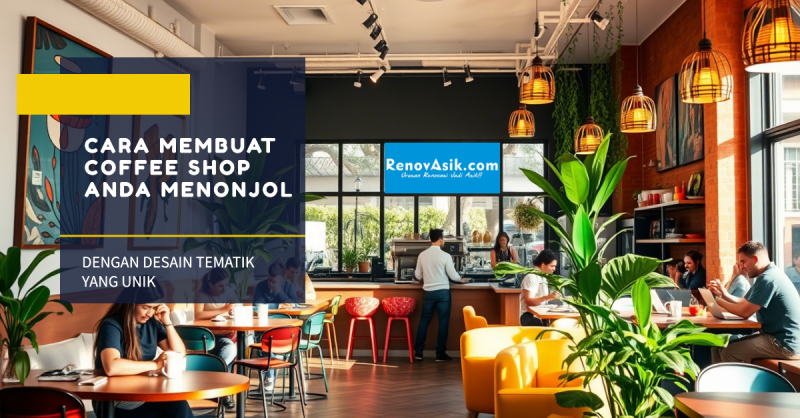 Cara Membuat Coffee Shop Anda Menonjol dengan Desain Tematik yang Unik