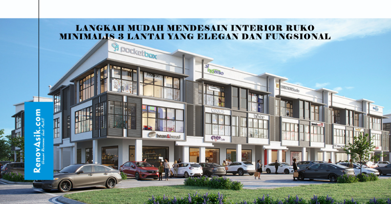 Langkah Mudah Mendesain Interior Ruko Minimalis 3 Lantai yang Elegan dan Fungsional